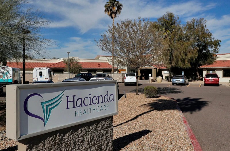 outside of Phoenix Hacienda HealthCare facility