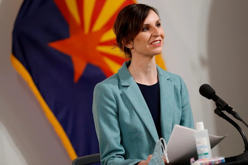 Superintendent Hoffman speaking at press briefing