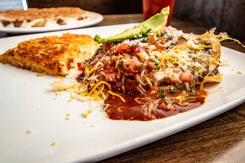 Food at Baja Cafe, one of the best restaurants in Tucson