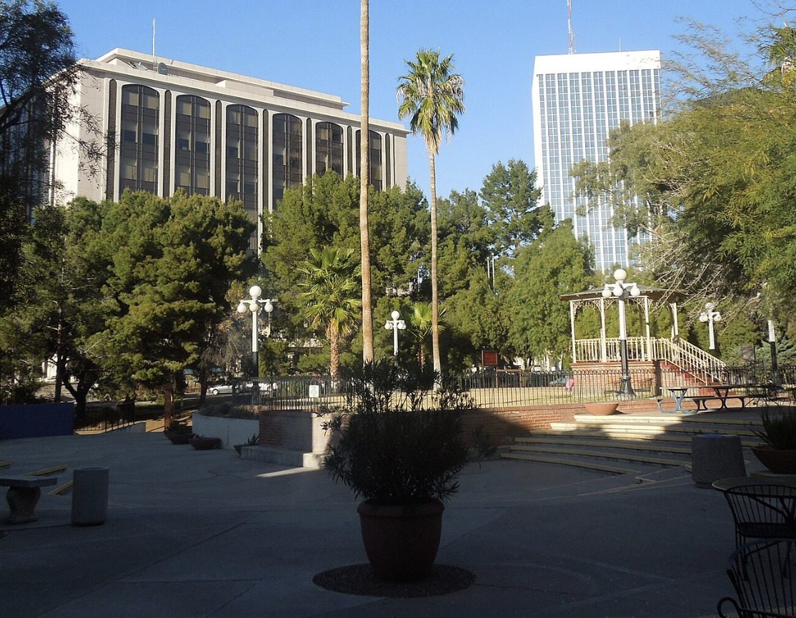 Downtown Tuscon in the sunshine