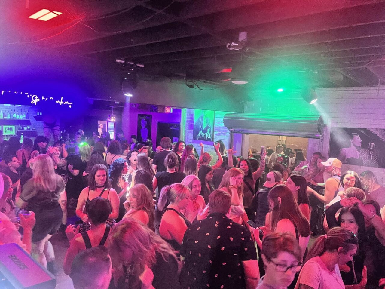 people enjoying a pride celebration