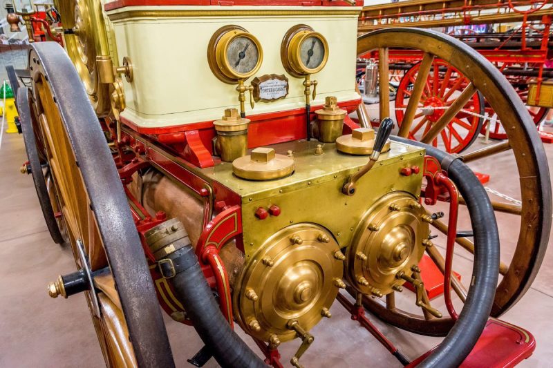antique fire engine