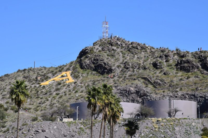 hiking up ASU's A mountain is a beloved Arizona college tradition