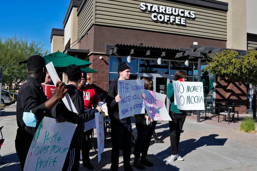 Gallego to picket with Starbucks baristas in longest strike in company history