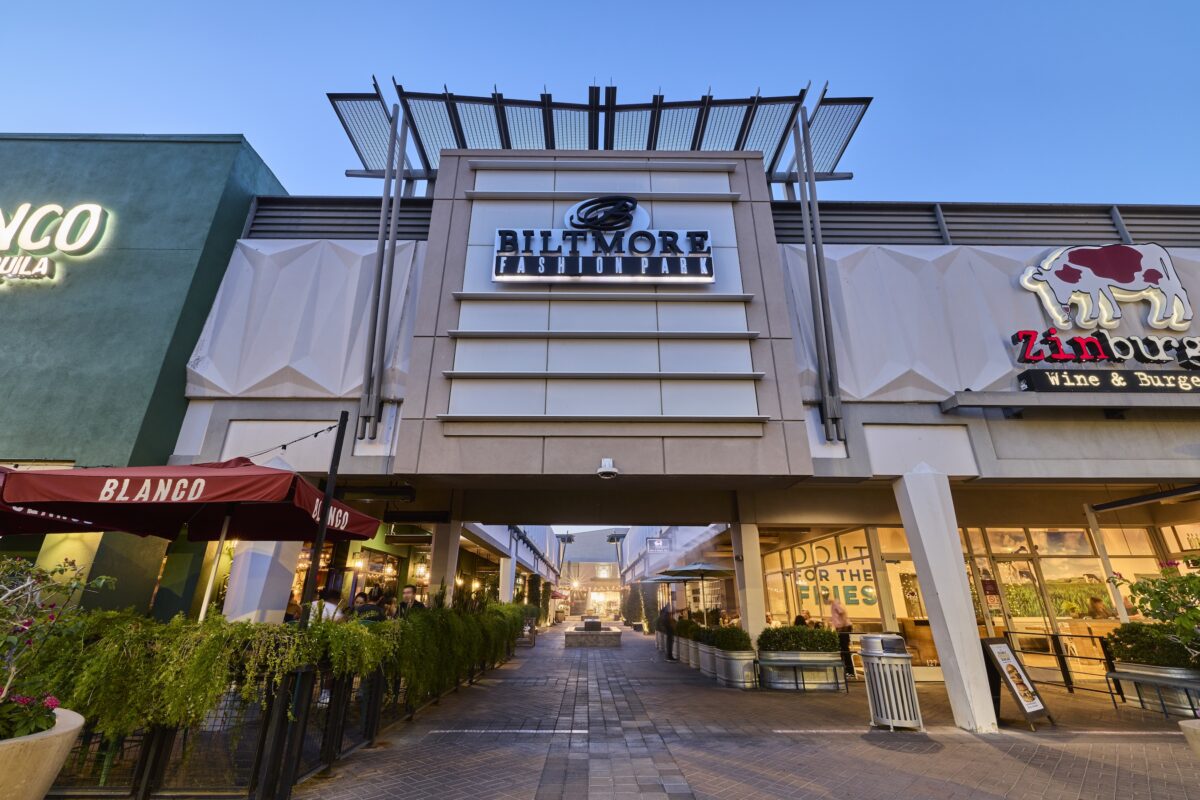 Biltmore Fashion Park in Central Phoenix is one of the Valley’s best shopping areas.