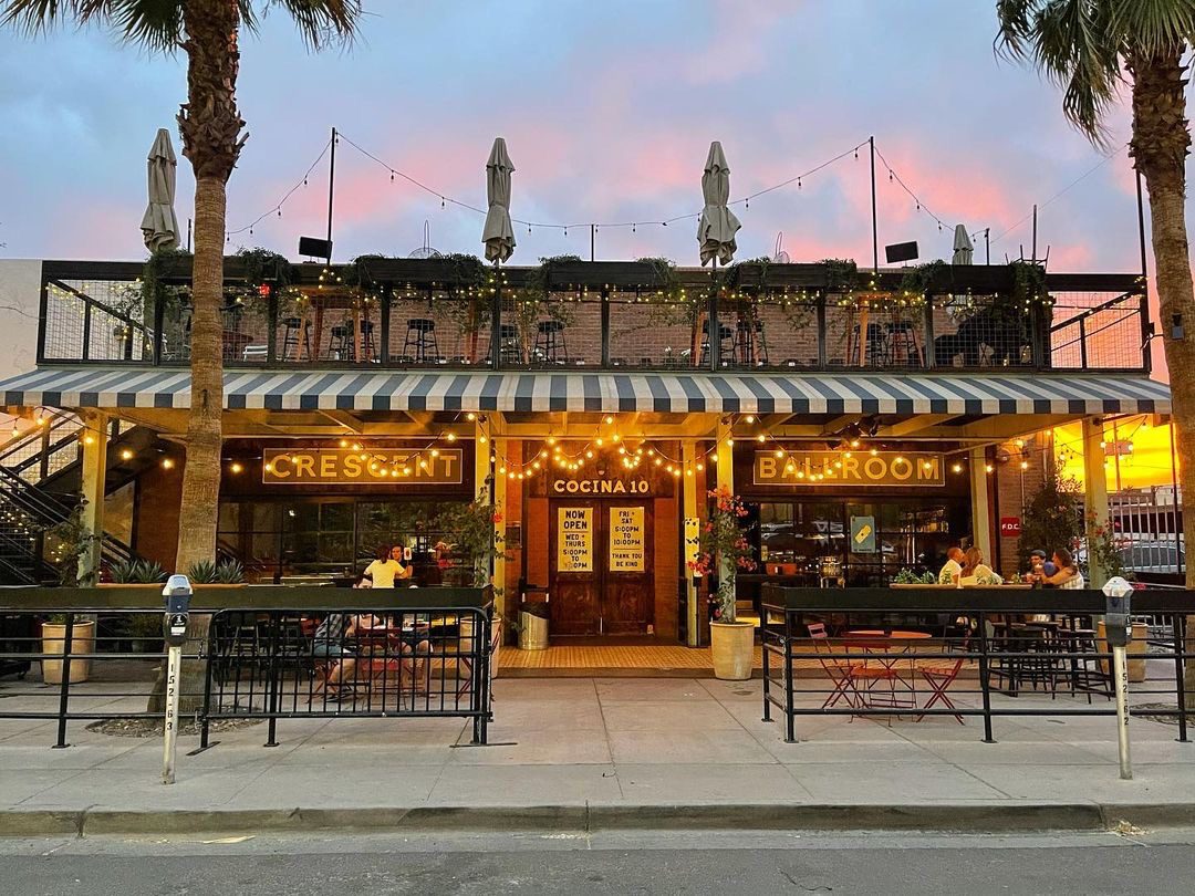 The Crescent Ballroom is a popular music venue and lounge in Downtown Phoenix.