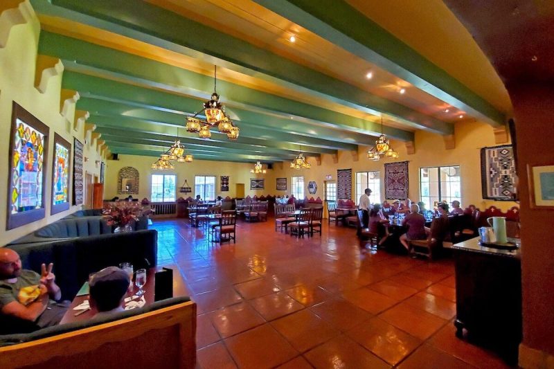 the interior of a restaurant